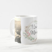 Frohe Weihnachtsgeschenke I Liebe Sie Mama Custom  Kaffeetasse (Vorderseite Links)