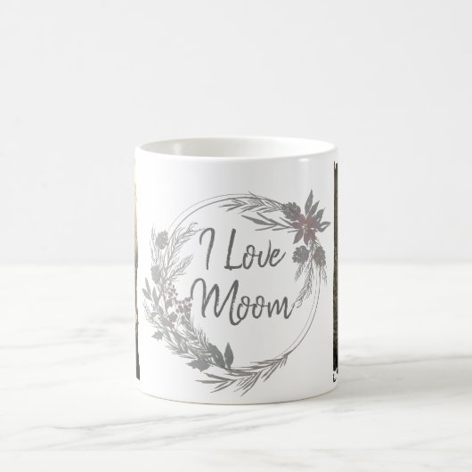 Frohe Weihnachtsgeschenke I Liebe Sie Mama Custom Kaffeetasse (Mittel)