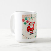 Frohe Weihnachtsgeschenke Kaffeetasse (Vorderseite Links)
