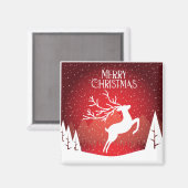 Frohe Weihnachtsgeschenke Magnet (Vorderseite/Rückseite)