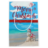 Frohe Weihnachtsgeschenke Mittlere Geschenktüte (Vorderseite)