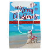 Frohe Weihnachtsgeschenke Mittlere Geschenktüte (Rückseite)