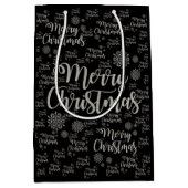 Frohe Weihnachtsgeschenke Mittlere Geschenktüte (Vorderseite)