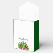 Frohe Weihnachtsgeschenke rund um den Baum Geschenkschachtel (Geöffnet)