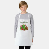 Frohe Weihnachtsgeschenke rund um den Baum Schürze (Getragen)