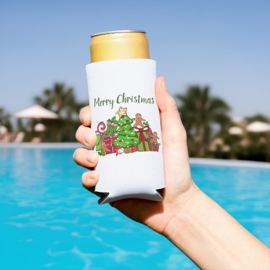 Frohe Weihnachtsgeschenke rund um den Baum Selters Dosenkühler (In Situ Pool)