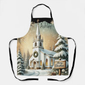 Frohe Weihnachtsgeschenke Schürze (Vorderseite)