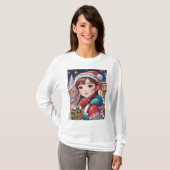 Frohe Weihnachtsgeschenke T-Shirt (Vorne ganz)