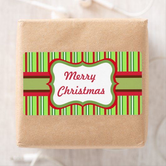 Frohe Weihnachtsgeschenke Tag Labels (Insitu)