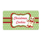 Frohe Weihnachtsgeschenke Tag Labels (Vorne)