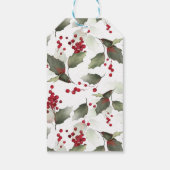 Frohe Weihnachtsgeschenke Tag mit Heiligen und Poi Geschenkanhänger (Rückseite)