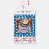 Frohe Weihnachtsgeschenke Tags Angel Geschenkanhänger (Vorderseite)