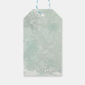 Frohe Weihnachtsgeschenke Tags Winter Blumenfüchse Geschenkanhänger (Rückseite)