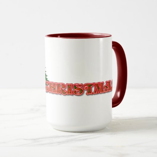 Frohe Weihnachtsgeschenke Tasse (VorderseiteRechts)