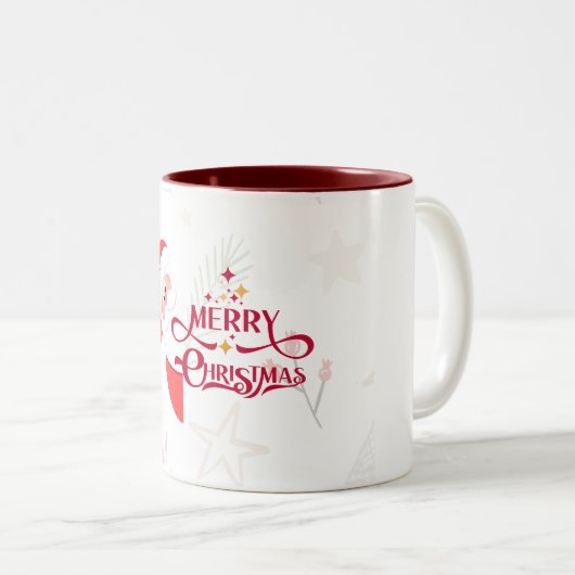 Frohe Weihnachtsgeschenke Tasse (VorderseiteRechts)