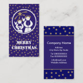 Frohe Weihnachtsgeschenke Visitenkarte (Vorne/Hinten)