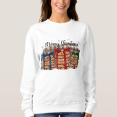 Frohe Weihnachtsgeschenke Wrapped Cookies Sweatshirt (Vorderseite)