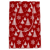 Frohe Weihnachtsgeschenktasche Mittlere Geschenktüte (Vorderseite)