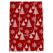 Frohe Weihnachtsgeschenktasche Mittlere Geschenktüte (Rückseite)