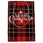 Frohe Weihnachtsgeschenktasche Mittlere Geschenktüte (Vorderseite)