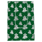 Frohe Weihnachtsgeschenktasche Mittlere Geschenktüte (Rückseite)