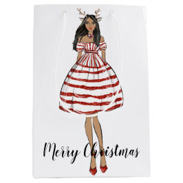 Frohe Weihnachtsgeschenktasche Mittlere Geschenktüte