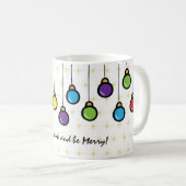 Frohe Weihnachtsgeschmack Kaffeetasse (VorderseiteRechts)