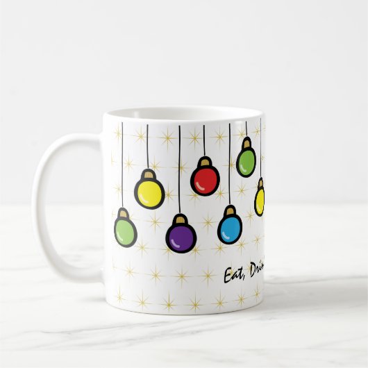 Frohe Weihnachtsgeschmack Kaffeetasse (Links)