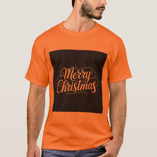 Frohe Weihnachtsgestaltung für das Shirt (Vorderseite)