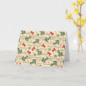 Frohe Weihnachtsgestaltung Karte (Gelbe Blume)