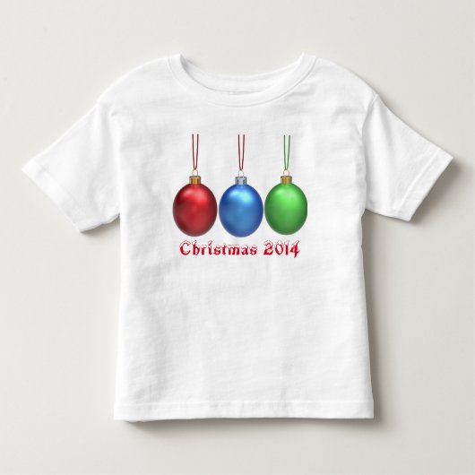 Frohe Weihnachtsgestaltung, Kleinkind-T - Shirt (Vorderseite)