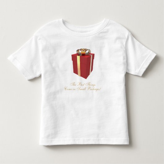 Frohe Weihnachtsgestaltung, Kleinkind-T - Shirt (Vorderseite)