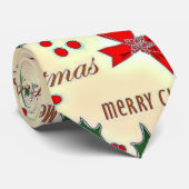 Frohe Weihnachtsgestaltung Krawatte (Gerollt)