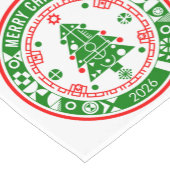 Frohe Weihnachtsgestaltung Kurzer Tischläufer (Ecke)