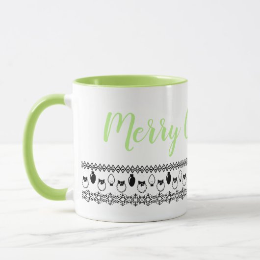 Frohe Weihnachtsgetränke Tasse (Links)