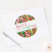 Frohe Weihnachtsglanz / Matte Sticker (Umschlag)