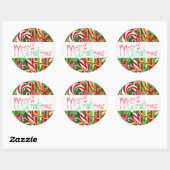 Frohe Weihnachtsglanz / Matte Sticker (Blatt)