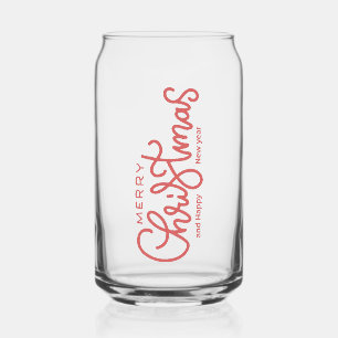 Frohe Weihnachtsgläser   Festlicher Trinkbehälter Dosenglas