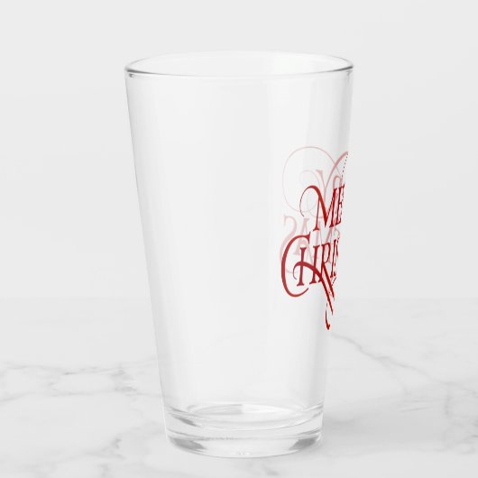 Frohe Weihnachtsglass-Cup Glas (Rechts)