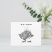 Frohe Weihnachtsglocke New York (Stehend Vorderseite)