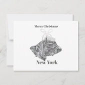 Frohe Weihnachtsglocke New York (Rückseite)