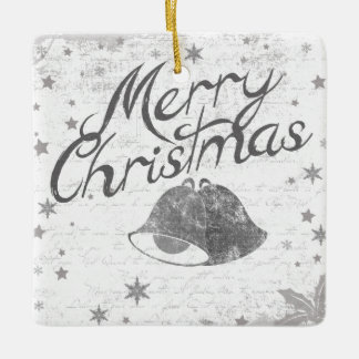 Frohe Weihnachtsglocken Keramikornament