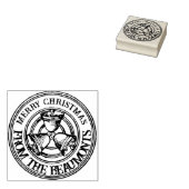 Frohe Weihnachtsglocken Personalisierten Weihnacht Gummistempel (Stempel)