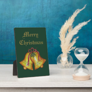 Frohe Weihnachtsglocken-Schilder-Dekoration Fotoplatte