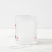 Frohe Weihnachtsgnome Mattglastasse (Mittel)