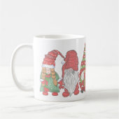 Frohe Weihnachtsgnomen für Weihnachtsgeschenke Kaffeetasse (Links)