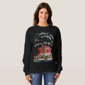 Frohe Weihnachtsgnomen Red Truck Snow Xmas Tree Pa Sweatshirt (Vorne ganz)