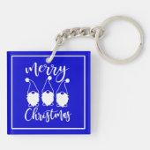 Frohe Weihnachtsgnomes-45762 Schlüsselanhänger (Rückseite)