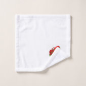 Frohe Weihnachtsgnomes Badhandtuch Set (Waschlappen)