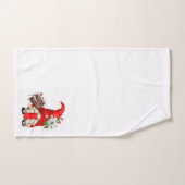 Frohe Weihnachtsgnomes Badhandtuch Set (Handtuch)